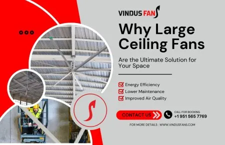 Por que ventiladores de teto grandes são a solução definitiva para seu espaço