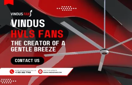 Fãs Vindus HVLS - Experimente o Gentle Breeze Creator