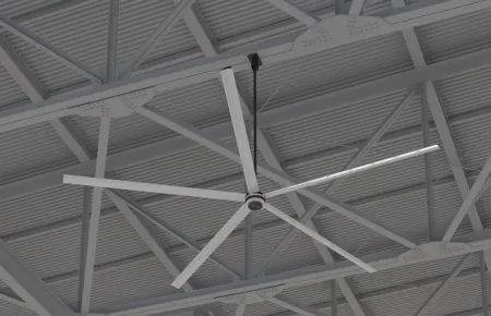 hvls fan in action