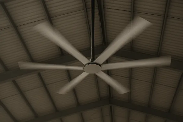 hvls 风扇运转中