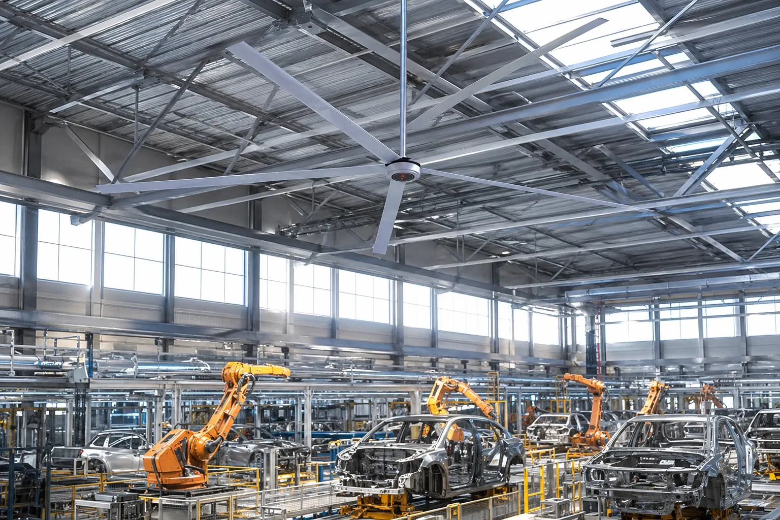 hvls fan in manufacturing facilities
